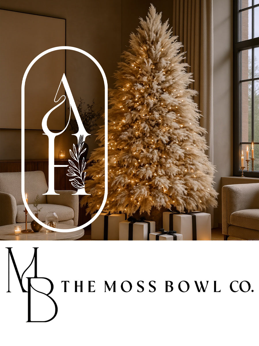 Pampas Grass Christmas Tree